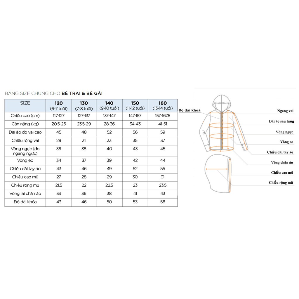 Áo Chống Nắng Trẻ Em/Ngăn 98% Tia UV - Sunoff CoolSport