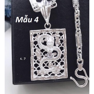 Mặt dây chuyền bạc cao cấp hình rồng MS69a