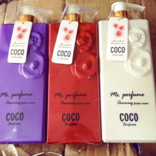 Sữa tắm hương nước hoa Coco Perfume Charming Shower Hongkong 800ml