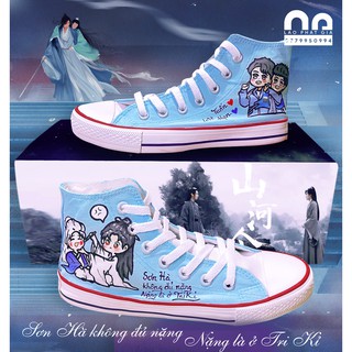 Giày vẽ Cung Tuấn - Trương Triết Hạn - Sơn Hà Lệnh - Tuấn Hạn