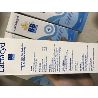 Sữa tắm Lactacyd BB trị rôm sẩy cho bé - 250ml