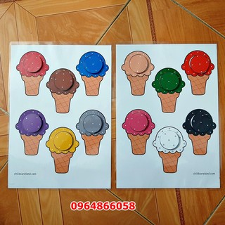 HỌC LIỆU HỌC MÀU SẮC QUE KEM