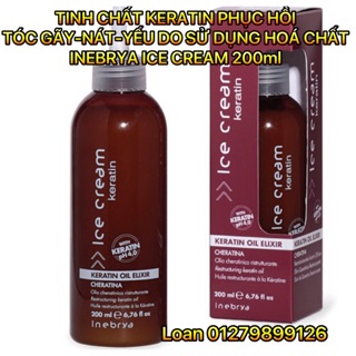 Tinh chất keratin chuyên phục hồi tóc nát , tóc yếu inebrya