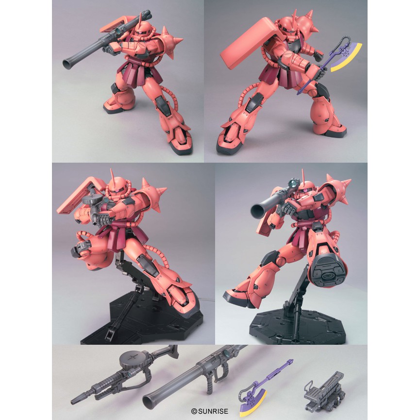 Mô Hình Gundam Bandai MG MS 06S Chars Zaku II Ver.2.0 - GDC 4573102615817