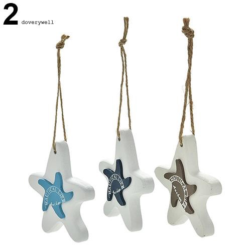 Dây hình gỗ treo trang trí phong cách địa trung hải