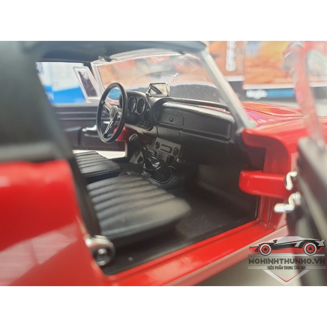 Xe mô hình Alfa Romeo 2600 Spider, tỉ lệ 1:24, Welly