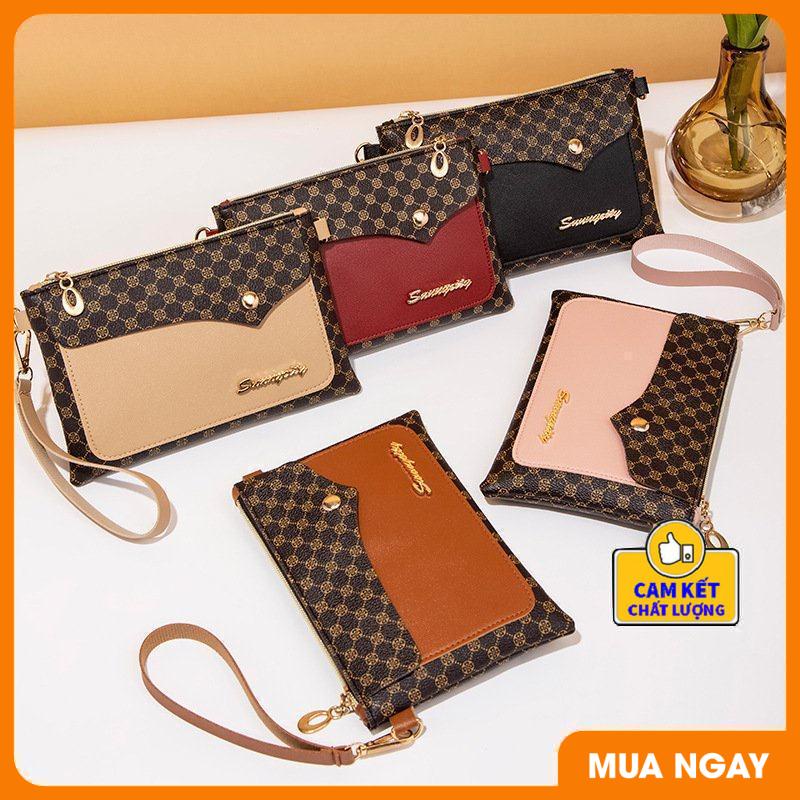 Túi đeo chéo nữ mini đẹp kiêm ví cầm tay đựng điện thoại, đồ dùng cá nhân có dây đeo tùy chỉnh thời trang cá tính ST927
