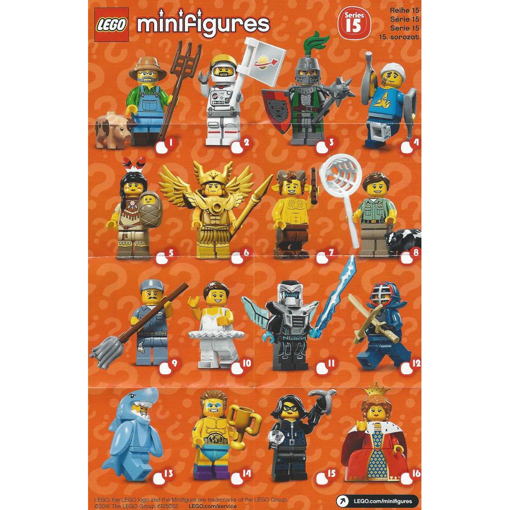 Mới Mô Hình Lego Nhân Vật Nữ Minifigures Series 15 Chất Lượng Cao