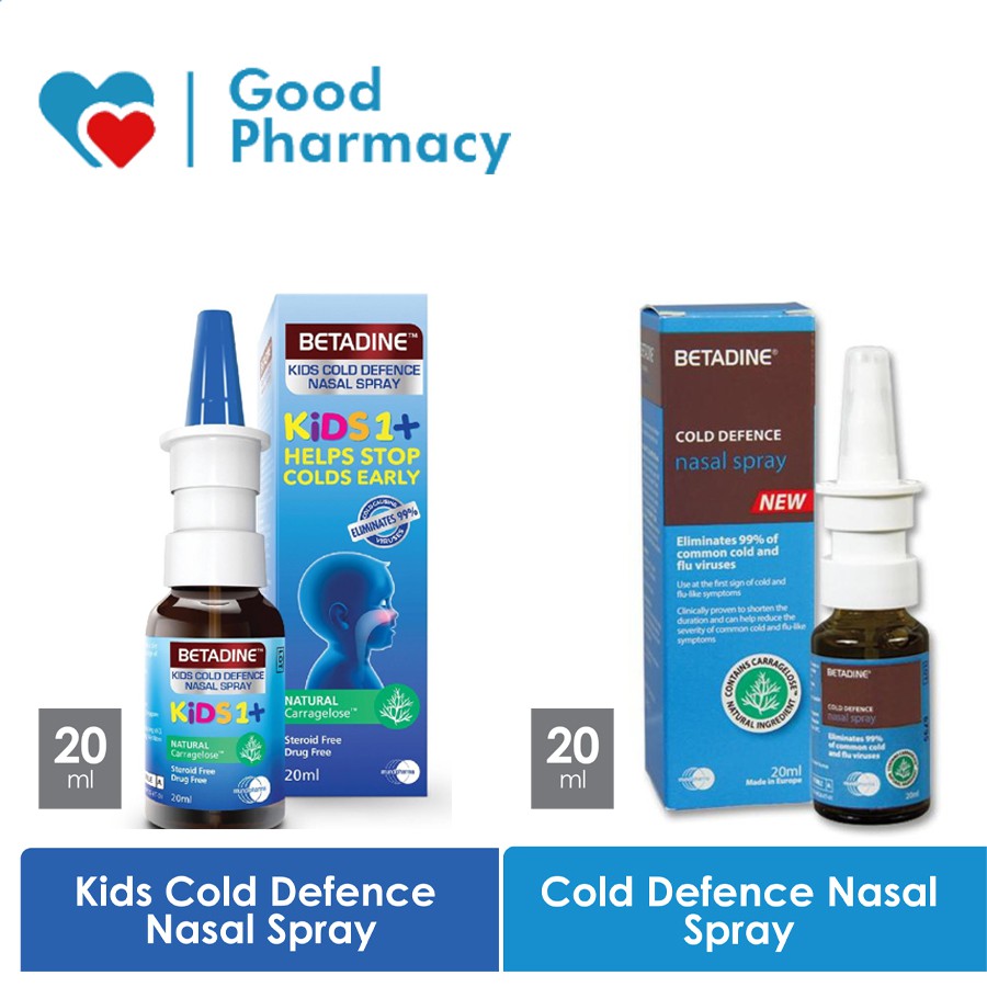 Betadine Cold Defence Nasal Spray - Betadine xịt mũi người lớn & trẻ em