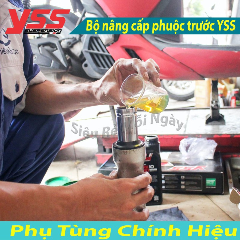 Bộ nâng cấp phuộc trước YSS Winner 150cc / Lead 125 / SH Mode Tặng kèm nhớt 20w