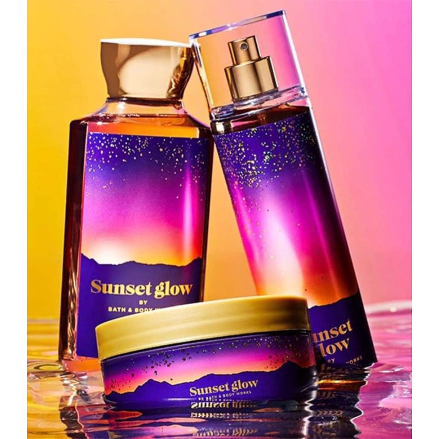 ✦GH✦ Xịt thơm toàn thân Bath & Body Works Sunset Glow fullseal 236ml