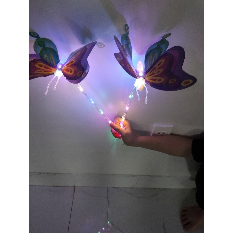 2 Đồ chơi cánh bướm phát sáng quà tặng cho bé