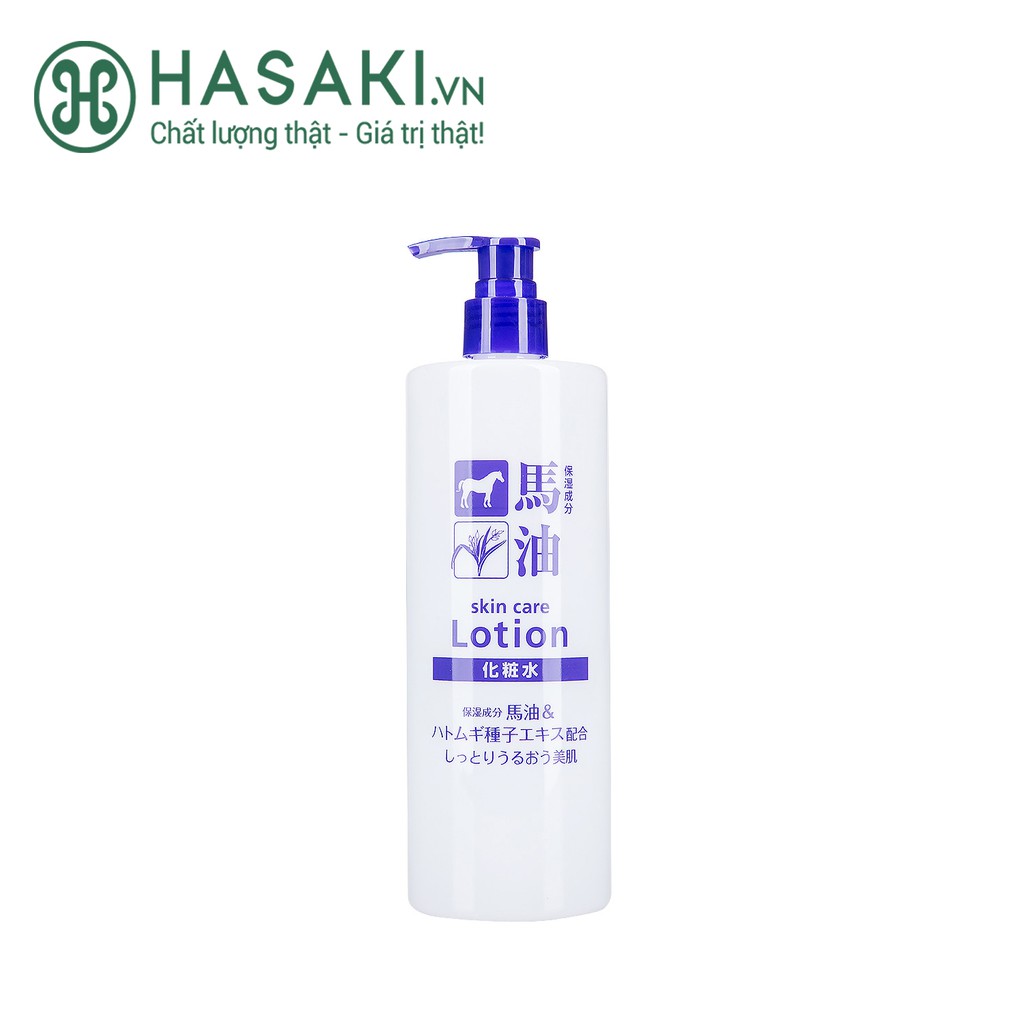 Nước Hoa Hồng Hatomugi Từ Hạt Ý Dĩ &amp; Dầu Ngựa  Horse Oil &amp; Hatomugi Lotion 500ml