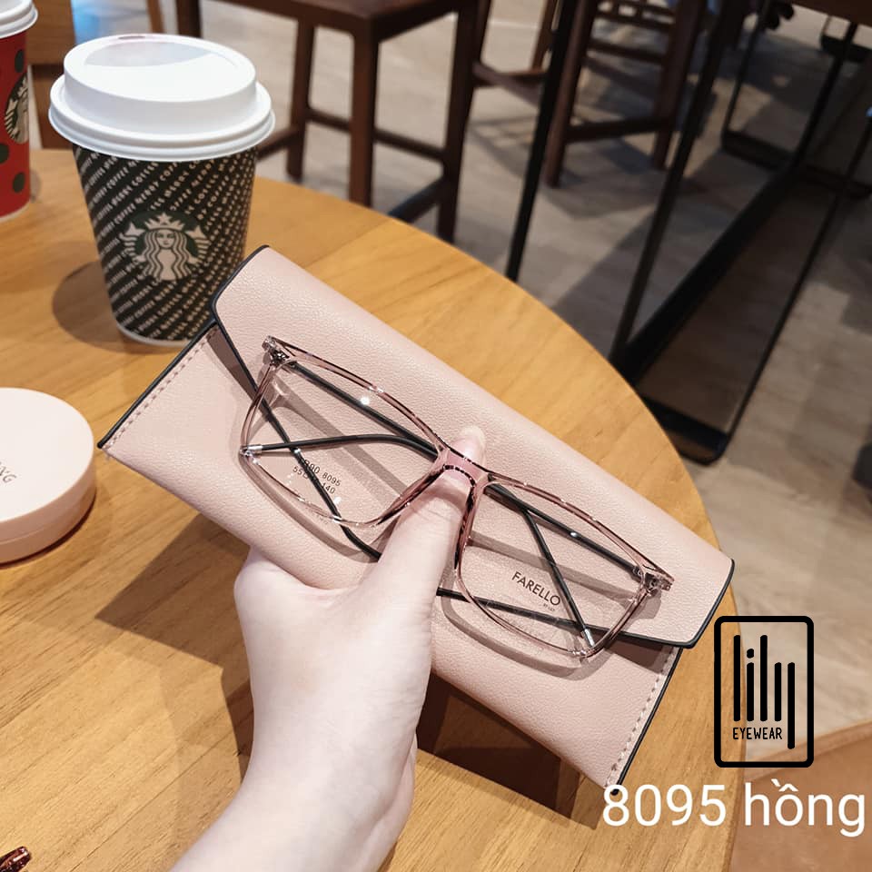 Gọng kính mảnh nam nữ Lilyeyewear nhựa dẻo, mắt vuông, nhiều màu - Y8095 | BigBuy360 - bigbuy360.vn