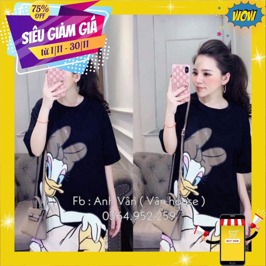 Váy vịt donal dễ thương dạo phố