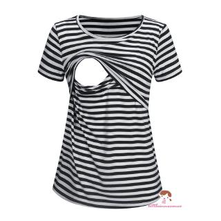 ❤Xzq-quần áo bà bầu thời trang cho bà bầu cho con bú Áo thun cho con bú