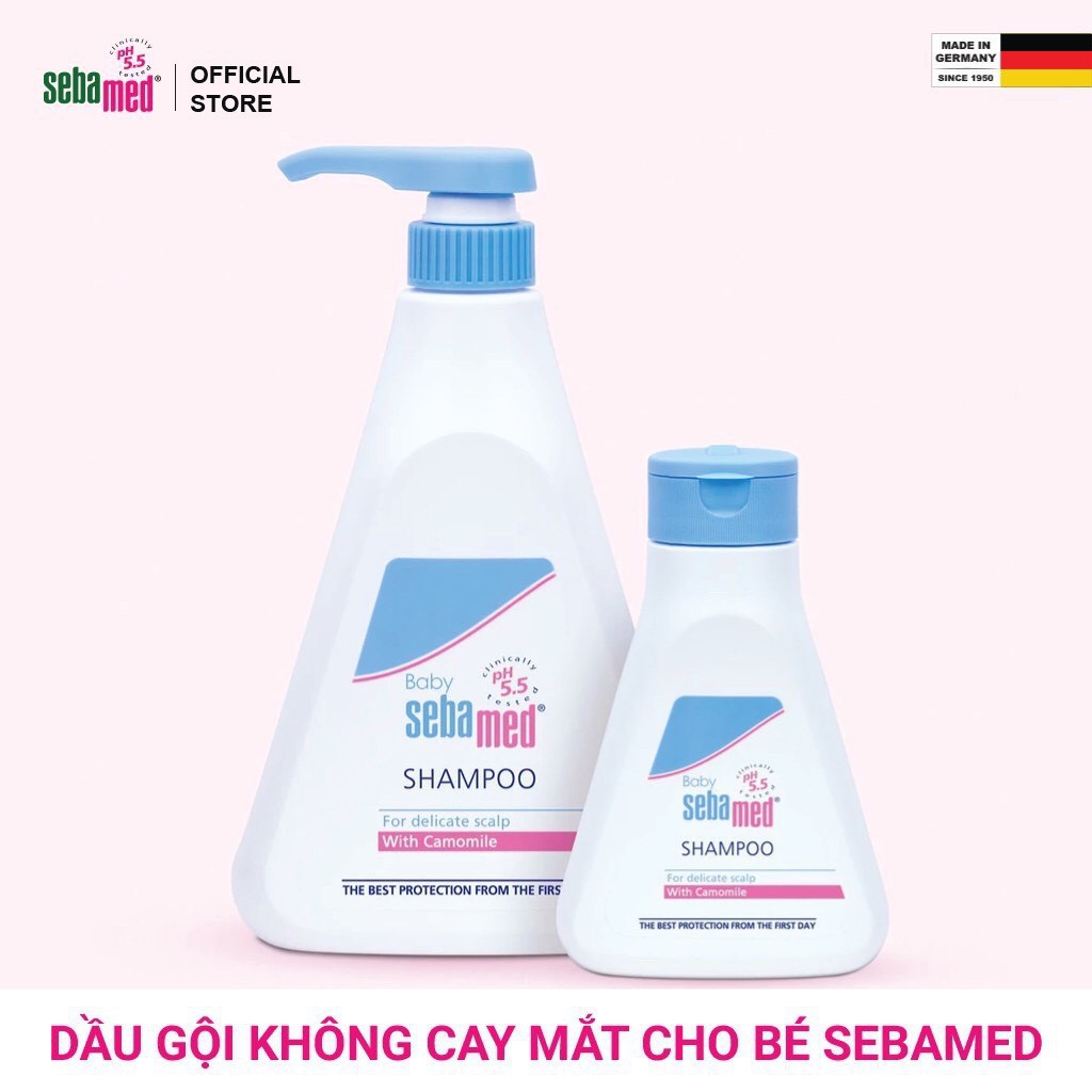 [Chính Hãng] DẦU GỘI KHÔNG CAY MẮT TRẺ EM SEBAMED pH5.5