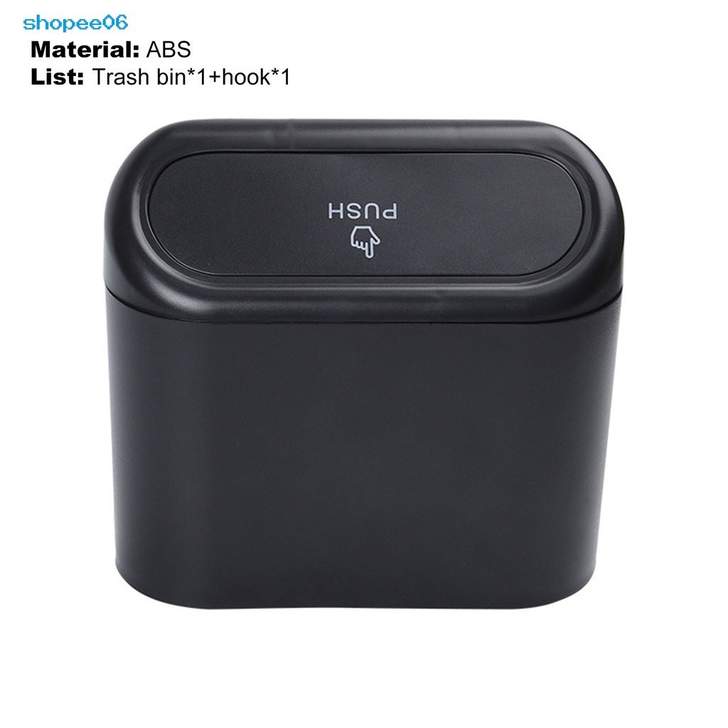 Thùng rác có kẹp lưng ghế xe hơi trọng lượng nhẹ tiện dụng