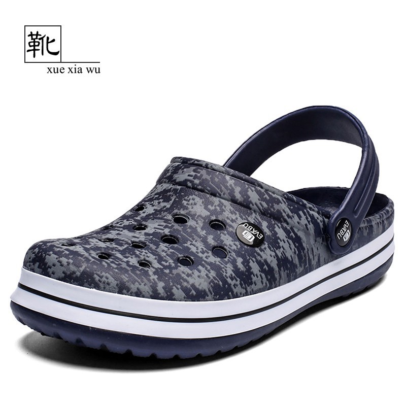Giày Crocs Size Lớn Họa Tiết Rằn Ri Cá Tính / Size 39-45