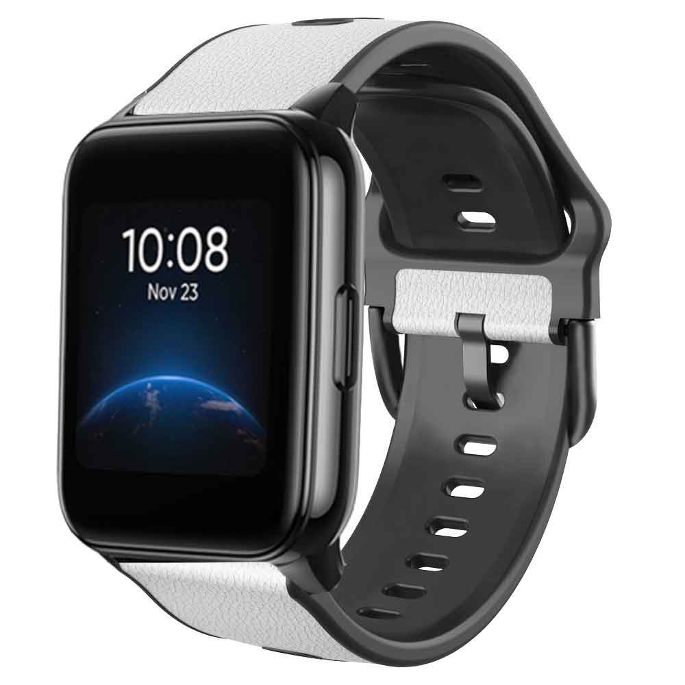 Dây đeo bằng da cỡ 22mm thay thế cho đồng hồ thông minh Realme Watch 2/ 2 Pro / S/ S Pro