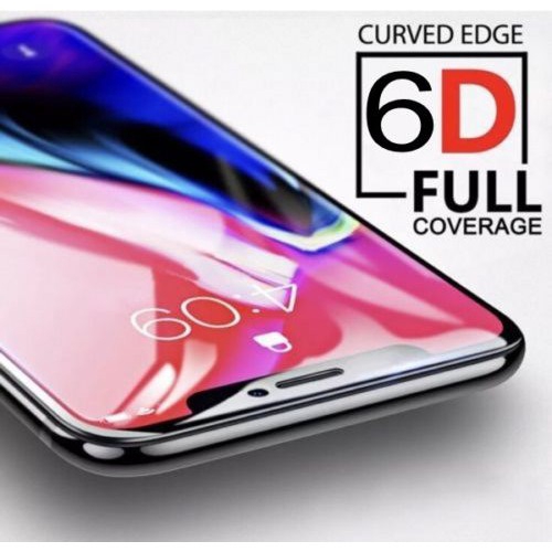 Tấm phim dán cường lực viền cong 6D cho iPhone XS XR XR MAX X 7 8 6 6S Plus