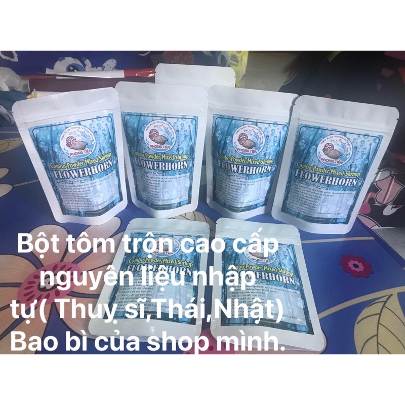 Bột tôm trộn dành cho cá la hán(Combo powder mixed shrimp)