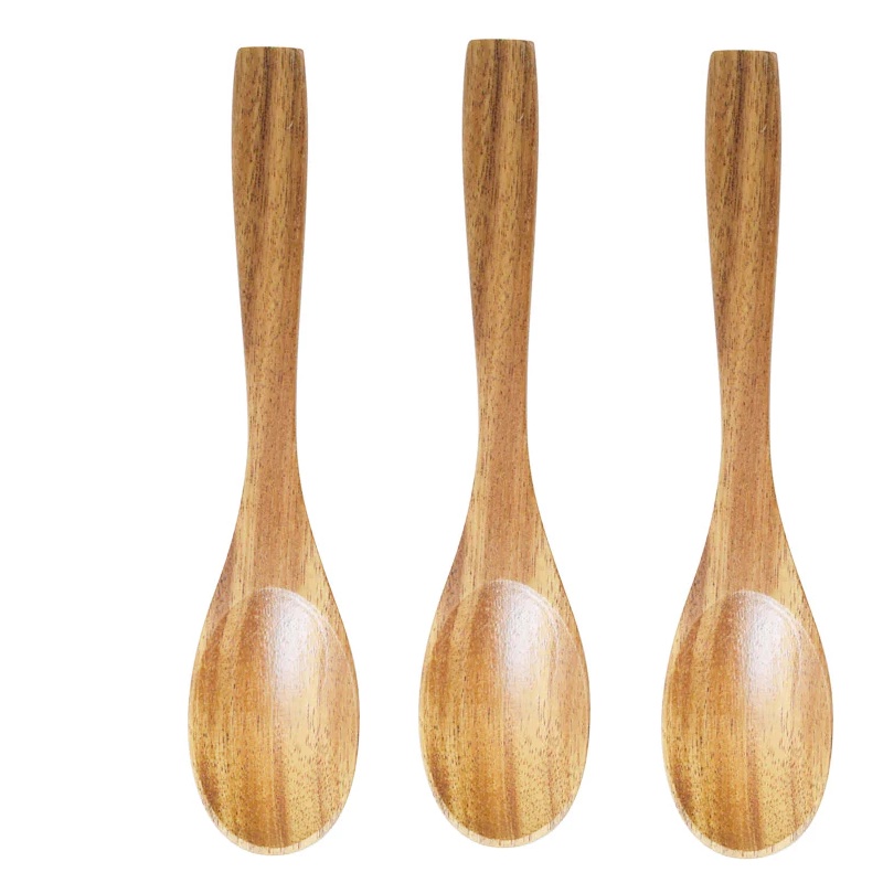Daiso Muỗng Gỗ Chinese Soup Spoon -Acacia-