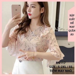 RN117_Rập giấy may áo voan nữ