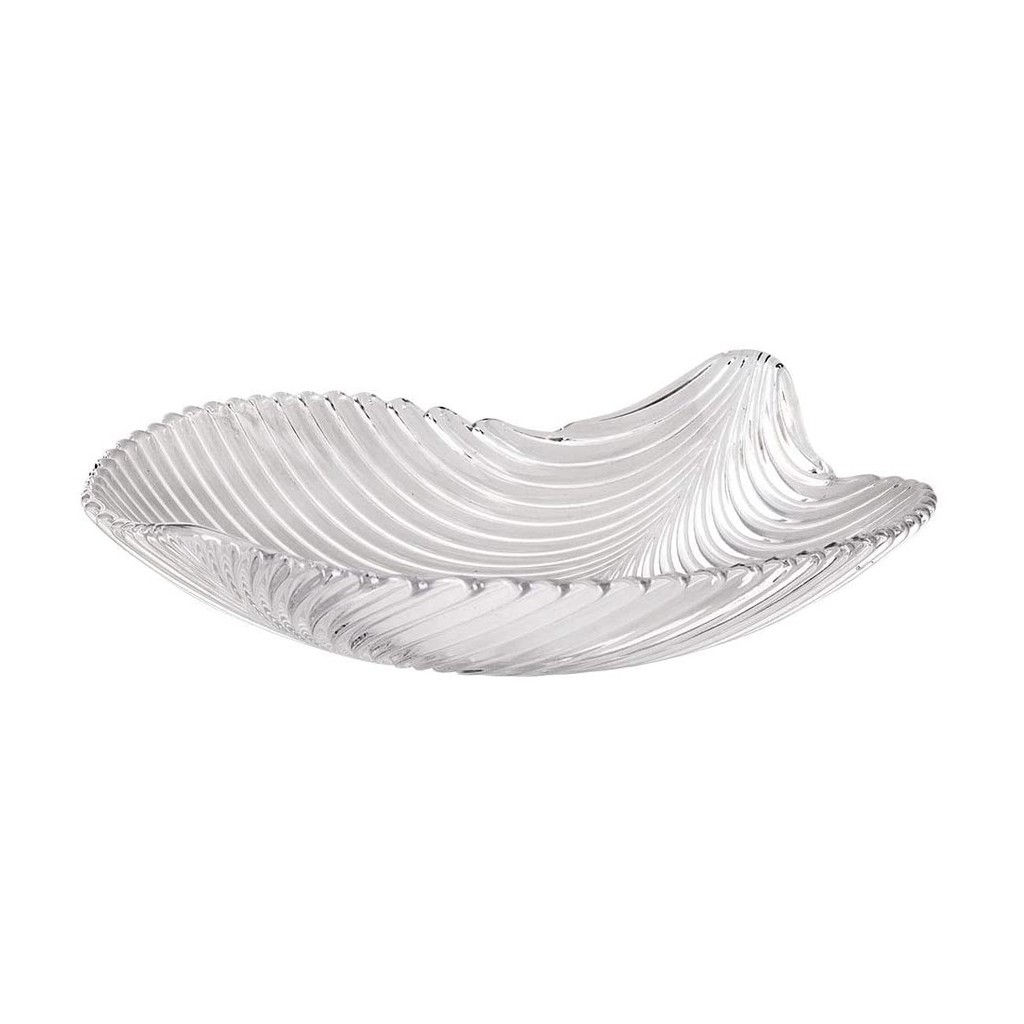 Đĩa lá pha lê Nachtmann Mambo made in Germany 77677 SCHALECRYSTAL GLASS 25CM