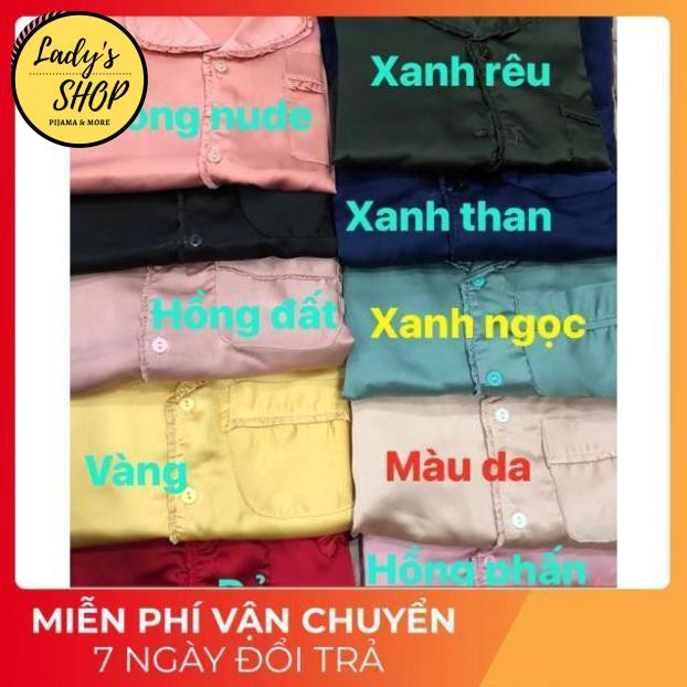 Đồ Bộ Pijama - BỘ LỤA PIJAMA VIỀN BÈO NƠ TÚI QUẦN SOOC [HÀNG CHUẨN ĐẸP | BigBuy360 - bigbuy360.vn
