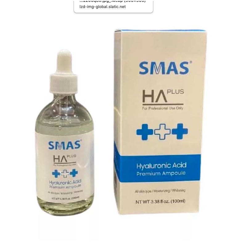 Serum SMAS Pro B5 120ml và HA Plus 100ml Cấp Ẩm, Phục Hồi Và Căng Bóng