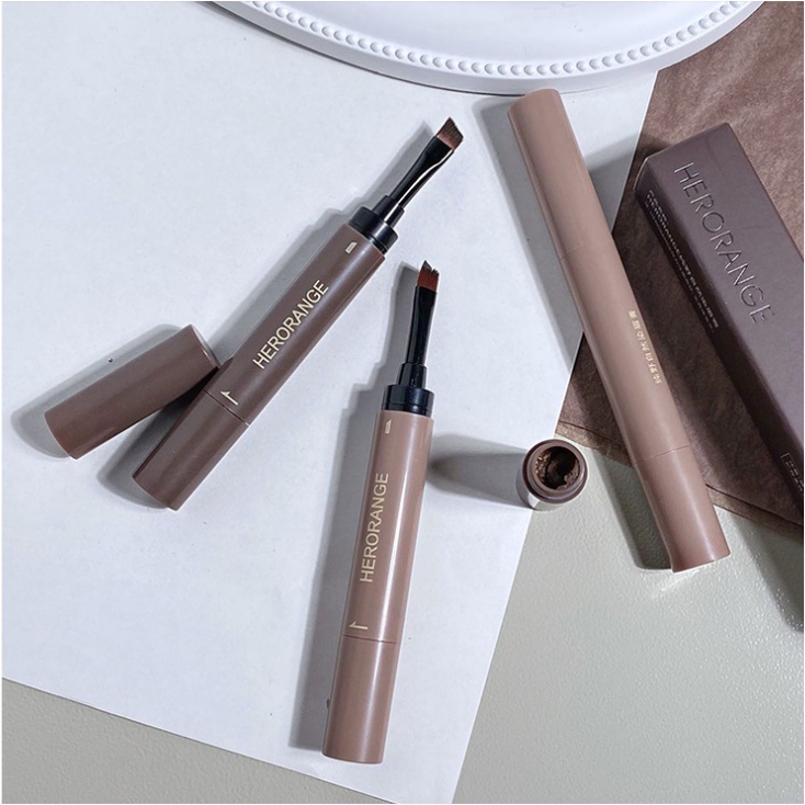 Gel HERORANGE Chải Lông Mày Lâu Trôi Chống Thấm Nước 4 Màu