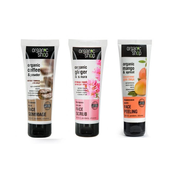 Tẩy da chết mặt Organic shop Organic coffee & powder 75ml – Nga | BigBuy360 - bigbuy360.vn