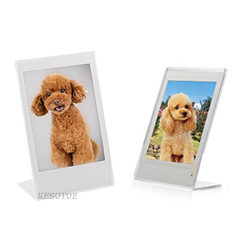 [Kesoto2] Khung Ảnh acrylic 3 &quot;Kiểu Chữ L Phong Cách Nghiêng