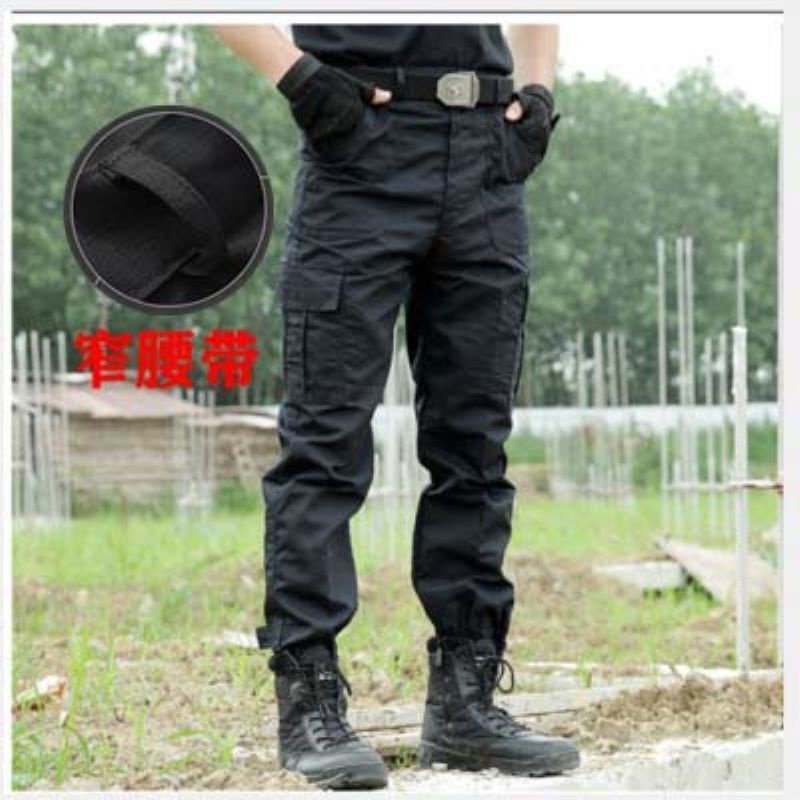 Đen Quần Dài Chiến Thuật Thoáng Khí Thời Trang Xuân Thu Cho Nam Mã Sx7511