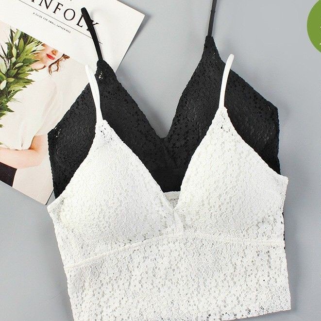 Áo Bra Ren Hoa tạo khe ,thoáng mát ,Cực sang chảnh YUKI STORE 990