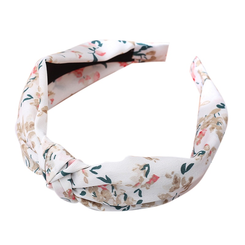 Băng Đô Thắt Nút Họa Tiết Hoa Duyên Dáng Cho Nữ