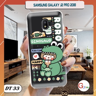 Ốp lưng điện thoại Samsung Galaxy J2 PRO 2018 dẻo trong in hình