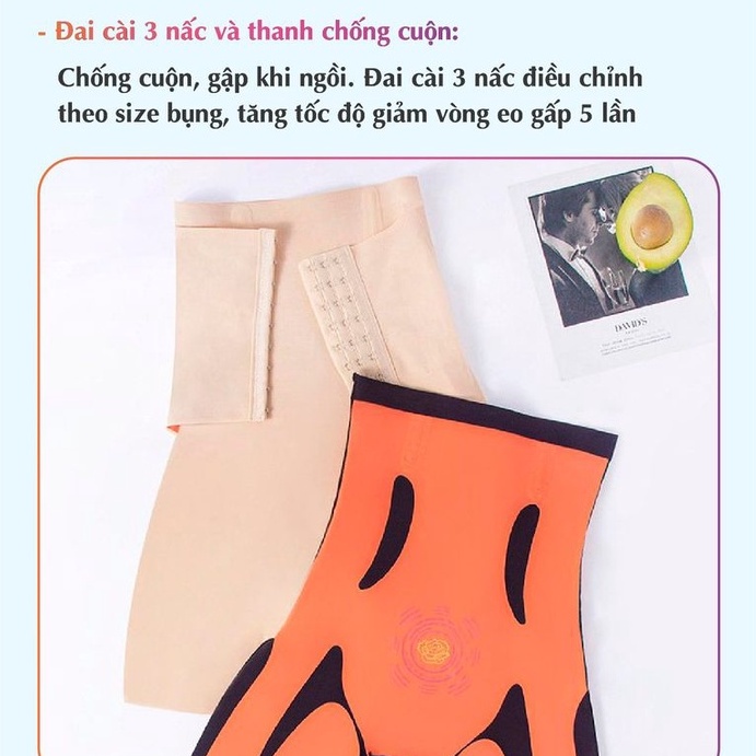Quần nịt bụng định hình eo, quần định hình eo mông đùi nano phân cực JOLY LADY