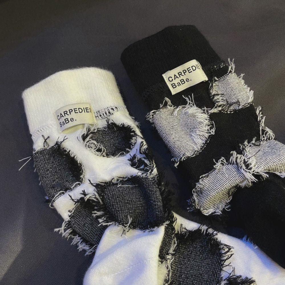 SOMEDAYZL Vớ Cổ Trung Phối Tua Rua Thoải Mái Thời Trang Nhật Bản Cho Nữ