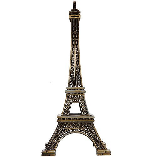 Mô Hình Tháp Eiffel Bằng Kim Loại 15cm Dùng Để Trang Trí Nhà Cửa