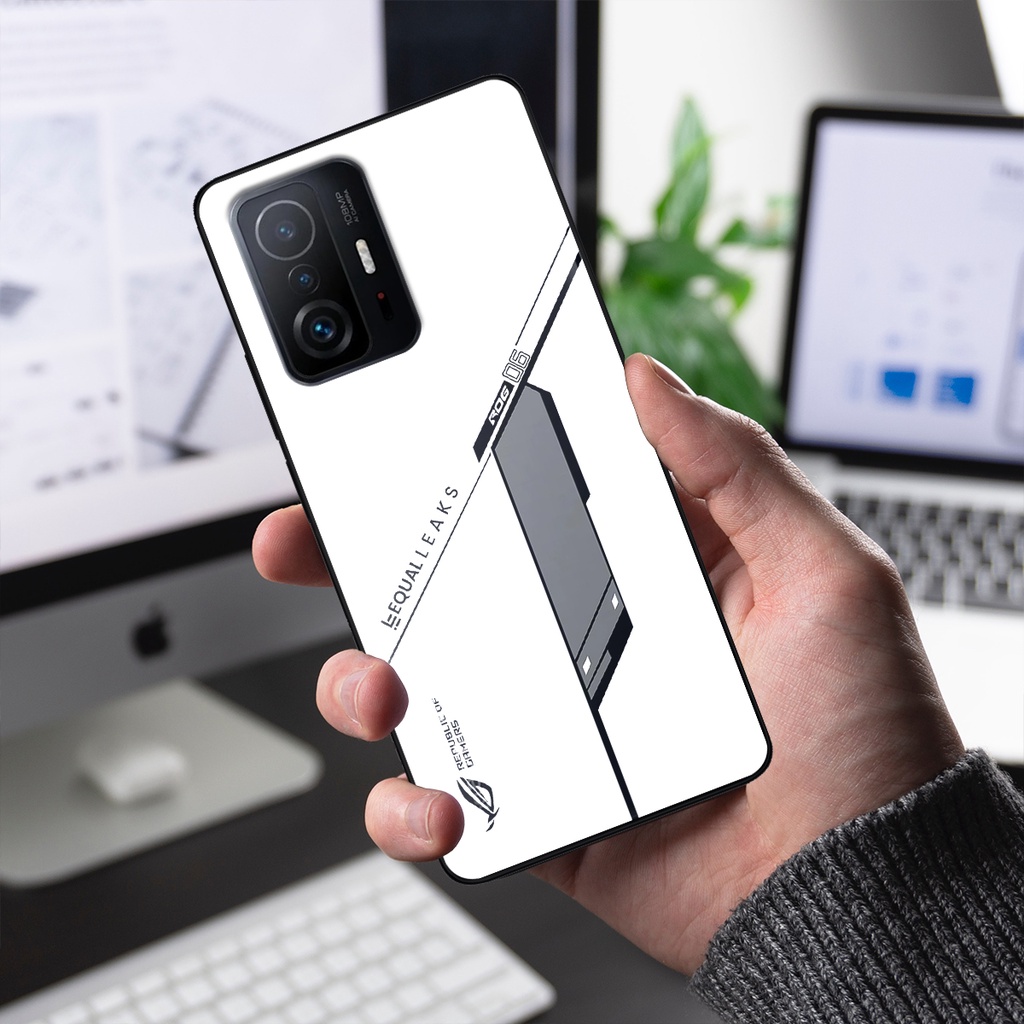 Ốp lưng điện thoại Xiaomi Mi 11T, 11T Pro - Republic of Gamers, chất liệu kính cường lực