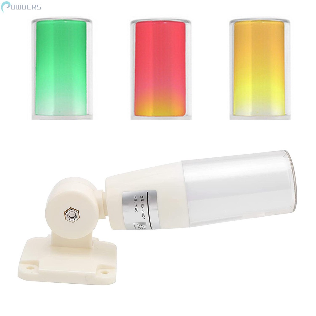 Đèn Cảnh Báo Âm Thanh Ánh Sáng Đỏ / Vàng / Xanh Lá 24V 50mA BEM-50-RYG-U Cho Máy Móc