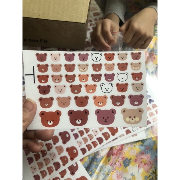 Sticker in nhiệt dán bình sữa chịu nhiệt, chống nước