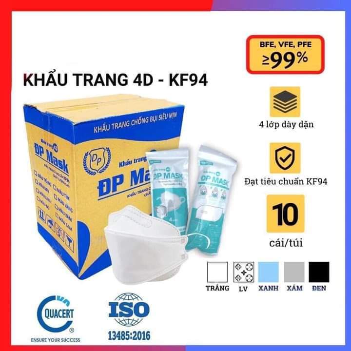 Sỉ Thùng khẩu trang KF94, tiêu chuẩn Hàn Quốc - HOT 2022