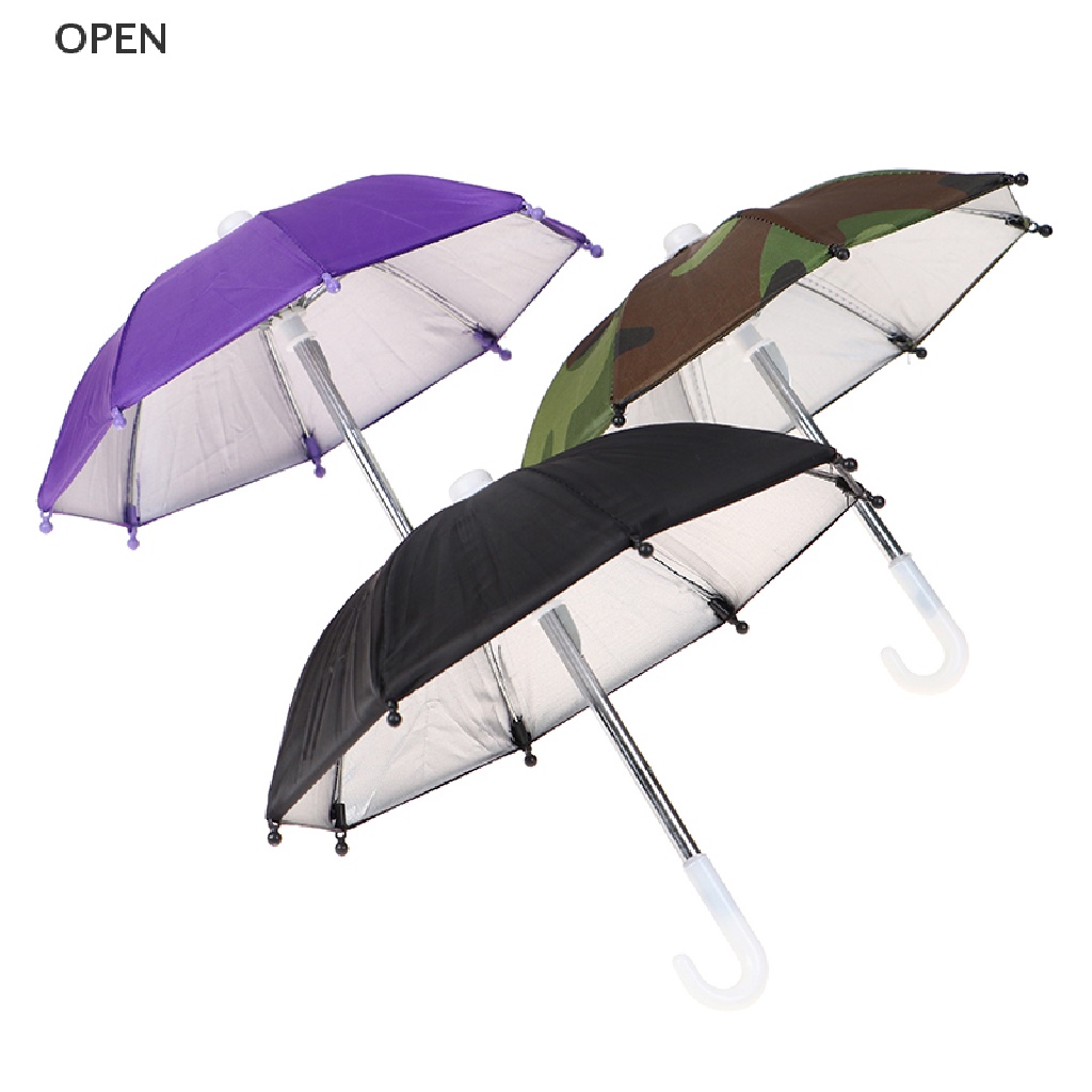 op Bicycle Phone Holder Mini Sunshade Umbrella Polyester Mobile Automatic Umbrella my