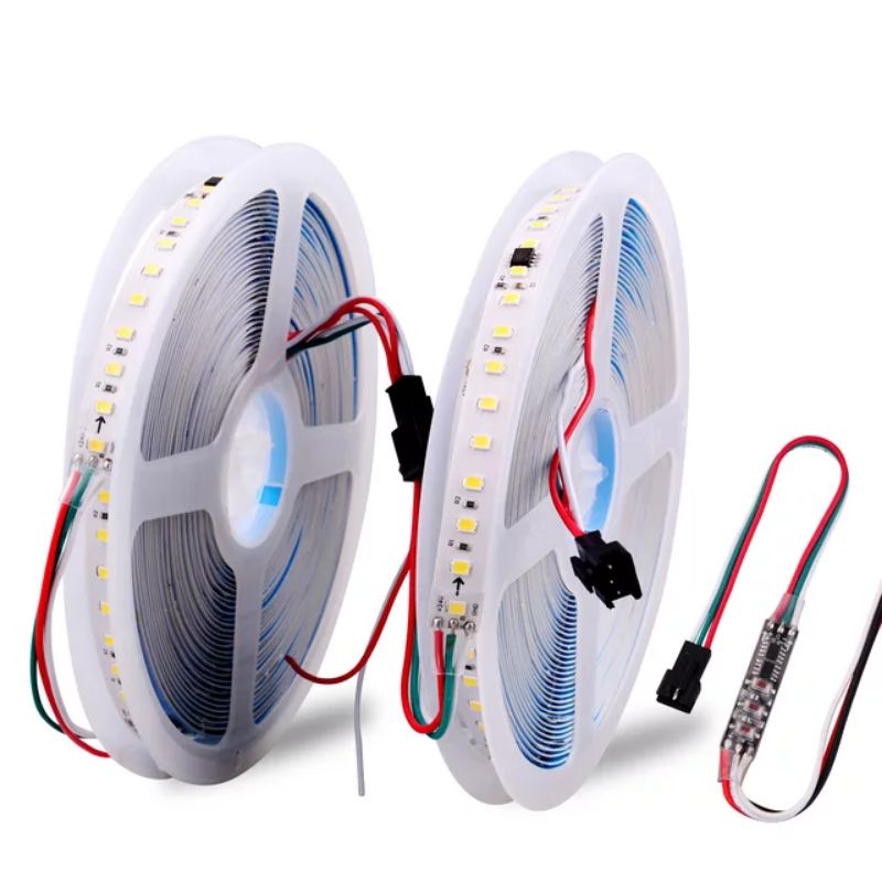 Led dây 5m/ Cuộn hiệu ứng chạy đuổi, mưa sao băng ánh sáng 3000K, 4000K, 6500K RGB