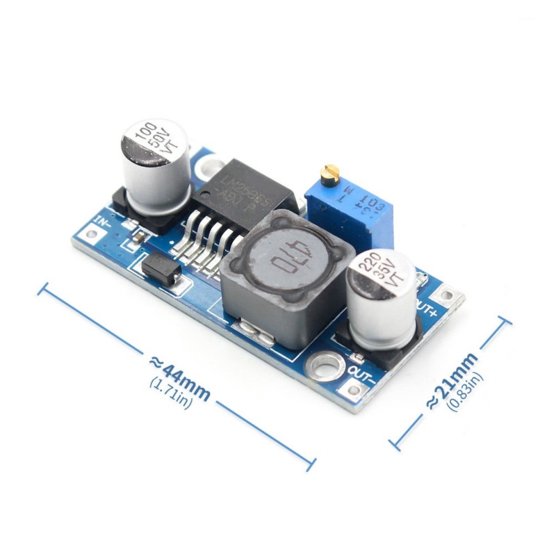 1 Mô Đun Hạ Áp Lm2596 Lm2596S Dc-Dc 3-40v 3a