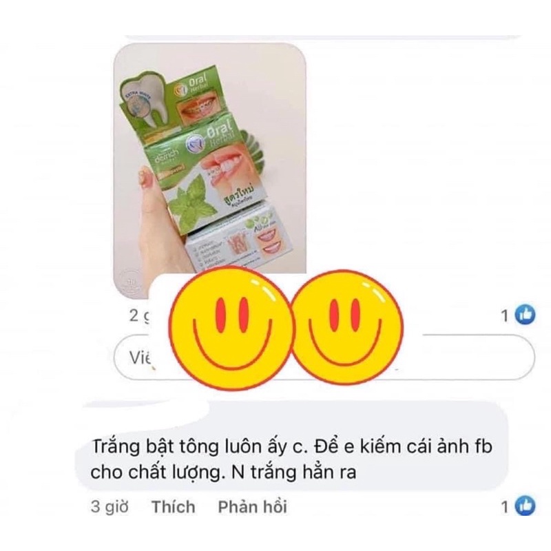 Bột đánh răng bật tông Thái Lan (Hàng xt trực tiếp )
