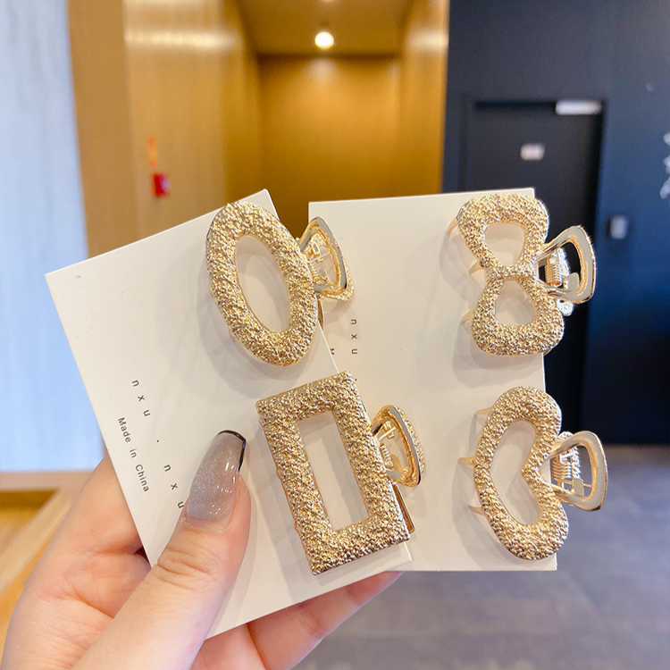 Kẹp gắp tóc bằng kim loại phong cách Hàn Quốc